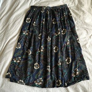 Floral Midi Skirt